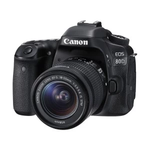 Canon EOS 80D Digital SLR Camera Body with 18-55mm STM Lens (No Warranty)