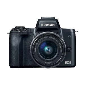 Canon EOS M50 Mirrorless Camera Body with 15-45mm STM Lens (Black) (No Warranty)