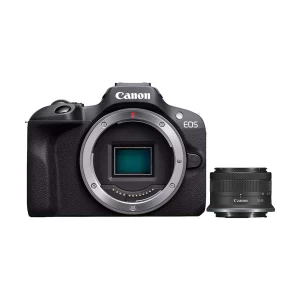 Canon EOS R100 Mirrorless Camera Body with RF-S 18-45mm F4.5-6.3 IS STM Lens