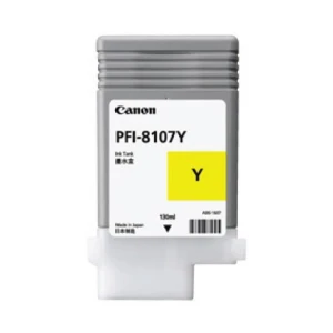 Canon PFI-8107 Y 130ml Yellow Ink Cartridge #6713B001AA