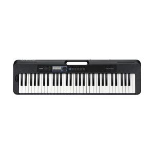 CASIO CT-S300BK Black Musical Digital Portable Touch Sensitive Standard Keyboard Piano with Adapter