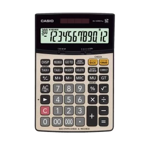 CASIO DJ-220D Plus 12 Digit Check & Recheck Desktop Calculator #CB156