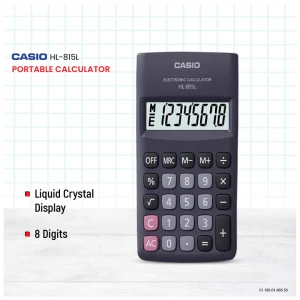Casio HL-815L Portable Type Calculator #A32
