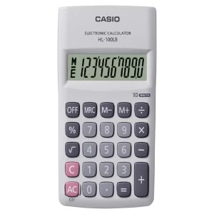 Casio HL100LB 10 Digit Portable Basic Calculator #A05