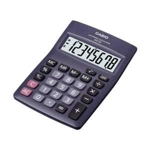 CASIO MW-8V 8 Digit Mini Desk Type Desktop Calculator #B33