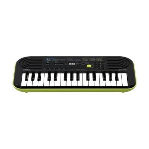 CASIO SA-46 Black & Green Portable Musical Keyboard Piano without Adapter