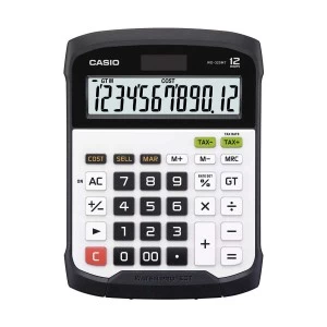 CASIO WD-320MT 12 Digit Water-protected and Dust-proof Desktop Standard Calculator #CB173