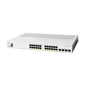 Cisco Catalyst 1200 Series 28-Port (24-Port 10/100/1000 PoE+ & 4-Port 10/100/1000 SFP) Managed Network Switch