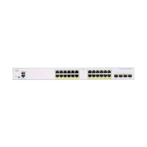 Cisco CBS350-24FP-4X 28 Port (24-port 10/100/1000 PoE+ & 4-port 10G SFP+) Managed Switch #CBS350-24FP-4X-EU