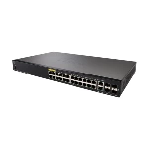 Cisco SF350-24P 28-port (24 Port PoE+ + 2 Port Gigabit + 2 Port SFP) Managed Switch #SF350-24P-K9-EU