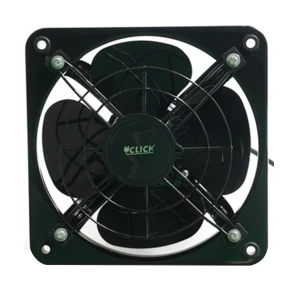 Click 12 Inch Black Metal Exhaust Fan