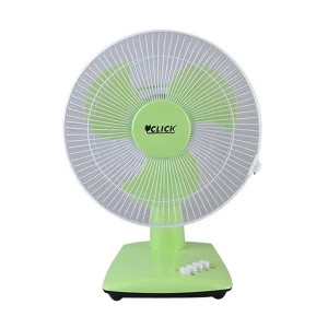 Click 12 Inch Green DC Table Fan (12V)