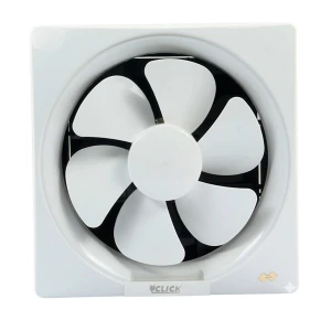 Click 12 Inch White Automatic Shutter Exhaust Fan