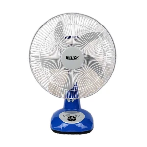 Click 14 Inch Blue Rechargeable Table Fan (24W, 7000mAh)