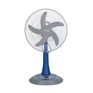 Click 16 Inch Blue & Gray Rechargeable Half Stand Fan (24W, 4500mAh)