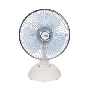 Click 8 Inch White DC Car Fan (12V)
