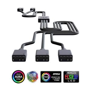 Cooler Master A-RGB 1-to-3 Splitter Cable #MFX-AWHN-3NNN1-R1