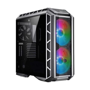 Cooler Master MasterCase H500P Mesh ARGB Mid Tower Gun METAl Grey Gaming Desktop Casing #MCM-H500P-MGNN-S11
