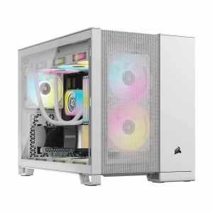 Corsair 2500D AIRFLOW Mesh Mid Tower White Gaming Desktop Case