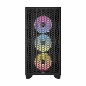 CORSAIR 3000D RGB Airflow Black Mid-Tower ATX Gaming Desktop Casing#CC-9011255-WW