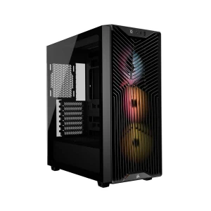 Corsair 3200D RS ARGB Mid-Tower (Tempered Glass Window) ATX Black Gaming Desktop Case