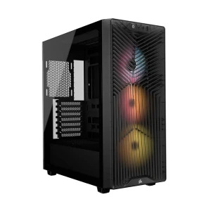 Corsair 3200D RS ARGB Mid-Tower (Tempered Glass Window) ATX Smoke Gaming Desktop Case