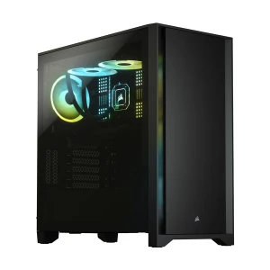 CORSAIR 4000D Black Mid-Tower ATX Gaming Desktop Casing #CC-9011198-WW