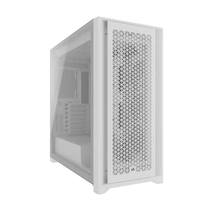 Corsair 5000D CORE AIRFLOW Mid Tower White (Tempered Glass Side Window) E-ATX Gaming Desktop Case #CC-9011262-WW