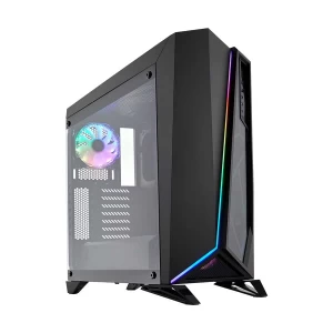 CORSAIR Carbide Series SPEC-OMEGA RGB Mid Tower Black (Tempered Glass Side Window) ATX Gaming Desktop Casing #CC-9011140-WW