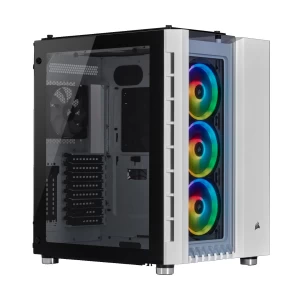 Corsair Crystal Series 680X RGB Mid Tower White ATX Desktop Case #CC-9011169-WW