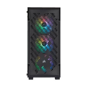Corsair iCUE 220T RGB Airflow Mid-Tower (Tempered Glass Side Window) Black Gaming Case #CC-9011173-WW