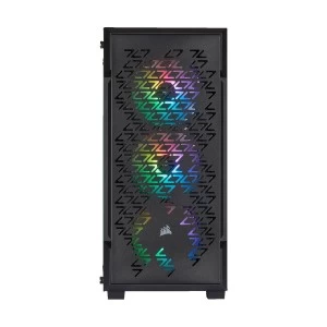 CORSAIR iCUE 220T RGB Airflow Mid-Tower (Tempered Glass Side Window) Black Gaming Case #CC-9011173-WW