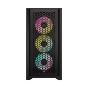 CORSAIR ICUE 4000D RGB Airflow Black Mid-Tower ATX Gaming Desktop Casing #CC-9011240-WW