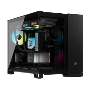 Corsair iCUE LINK 2500X RGB Mid Tower Dual Chamber Black (Tempered Glass Side Window) Micro ATX Gaming Desktop Case #CC-9011267-WW
