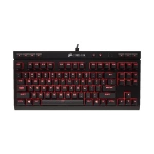 CORSAIR K63 Compact Mechanical (CHERRY MX Red Switch) RED LED Backlight Gaming Keyboard