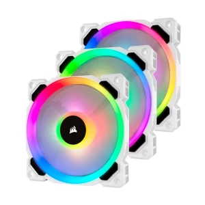 CORSAIR LL120 RGB 120mm Dual Light Loop RGB LED PWM Triple Case Fan Pack