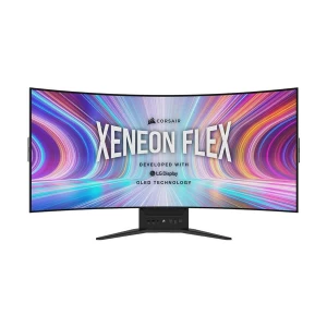 CORSAIR XENEON FLEX 45WQHD240 45 Inch 3K UWQHD OLED Dual HDMI, DP, USB, USB-C Black Curved Gaming Monitor (3 Year Warranty)