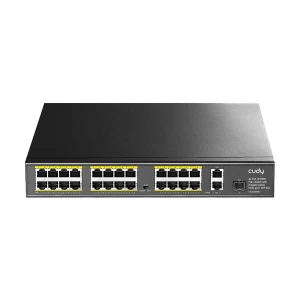 Cudy FS1026PS1 24 Port 10/100Mbps PoE+ Unmanaged Switch with 2 Gigabit Uplink Ports + 1 SFP Port