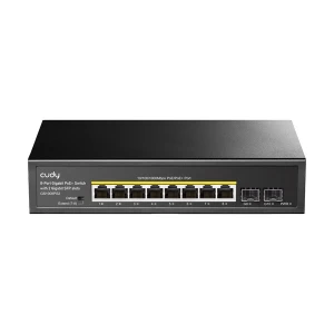 Cudy GS1008PS2 1.0 10 Port (8-Port 10/100/1000Mbps PoE+, 2-Port SFP) Unmanaged Desktop Switch