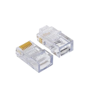 D-Link Cat-5 Transparent RJ45 Connector (100 units) #NPG-5E1TRA031-100