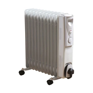 Daewoo HEA1145GE White 2500W Oil Filled Radiator Room Heater