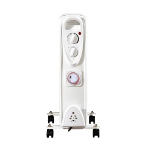 Daewoo HEA1895GE White 2500W Oil Filled Radiator Room Heater with Timer