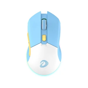Dareu EM901X Dual Mode Wireless Blue Gaming Mouse with Dock