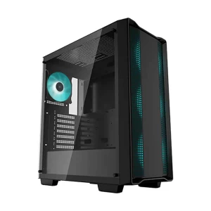 DeepCool CC560 Mesh Mid Tower Black (Tempered Glass Side Window) ATX Gaming Casing #R-CC560-BKGAA4-G-1