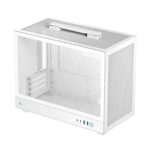 DeepCool CH160 PLUS WH Ultra Portable Mini Tower White Micro-ATX Desktop Case #R-CH160-WHNGM0-G