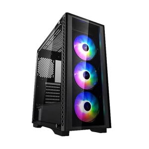 DeepCool MATREXX 50 ADD-RGB 3F Mid Tower ATX Black Gaming Casing