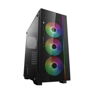 DeepCool MATREXX 55 V3 ADD-RGB Mid Tower Black ATX Gaming Casing #DP-ATX-MATREXX55V3-AR