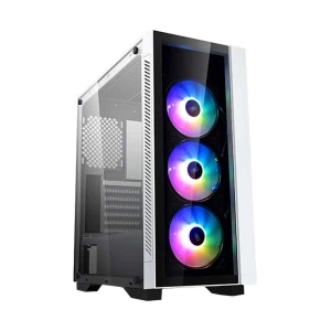 Deepcool MATREXX 55 V3 ADD-RGB WH 3F Mid Tower White (Tempered Glass) ATX Gaming Casing #DP-ATX-MATREXX55V3-AR-WH-3F