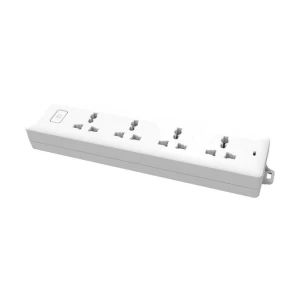 Deli 2 Pin 4 Port White Power Strip # C18337 (3 Meter)