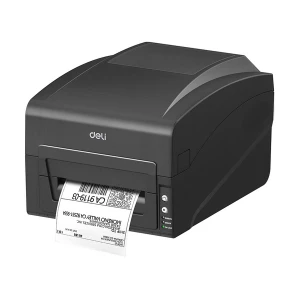 Deli ES351 Black Thermal Transfer Label Printer (4.10Inch/104mm,USB,Parallel,Bluetooth)